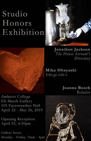 The poster for the 2019 student honors exhibition