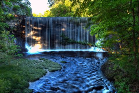 A Breathtaking Waterfall at Puffer's Pond