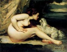 1861_1862 Courbet Gustave Femme nue au chien.jpg