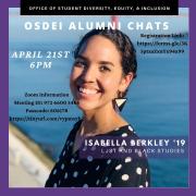 Poster for Isabella Berkley Event