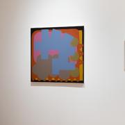 A abstract painting in the Eli Marsh Gallery