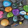 painted rocks with positive messages